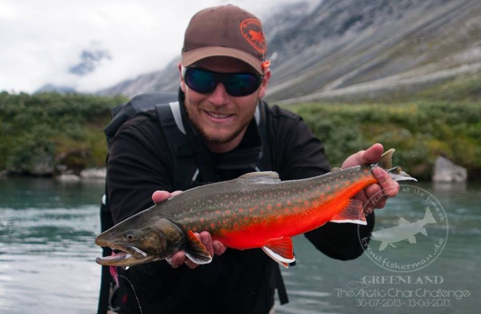 Arctic char flyfishing trips in Greenland